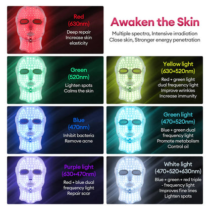 Glowsly™ 7-Color LED Face & Neck Beauty Mask