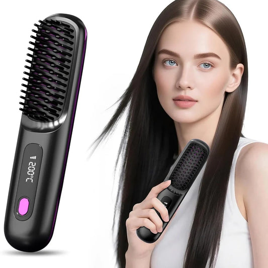 Glowsly™ Ionic Hair Straightening Brush